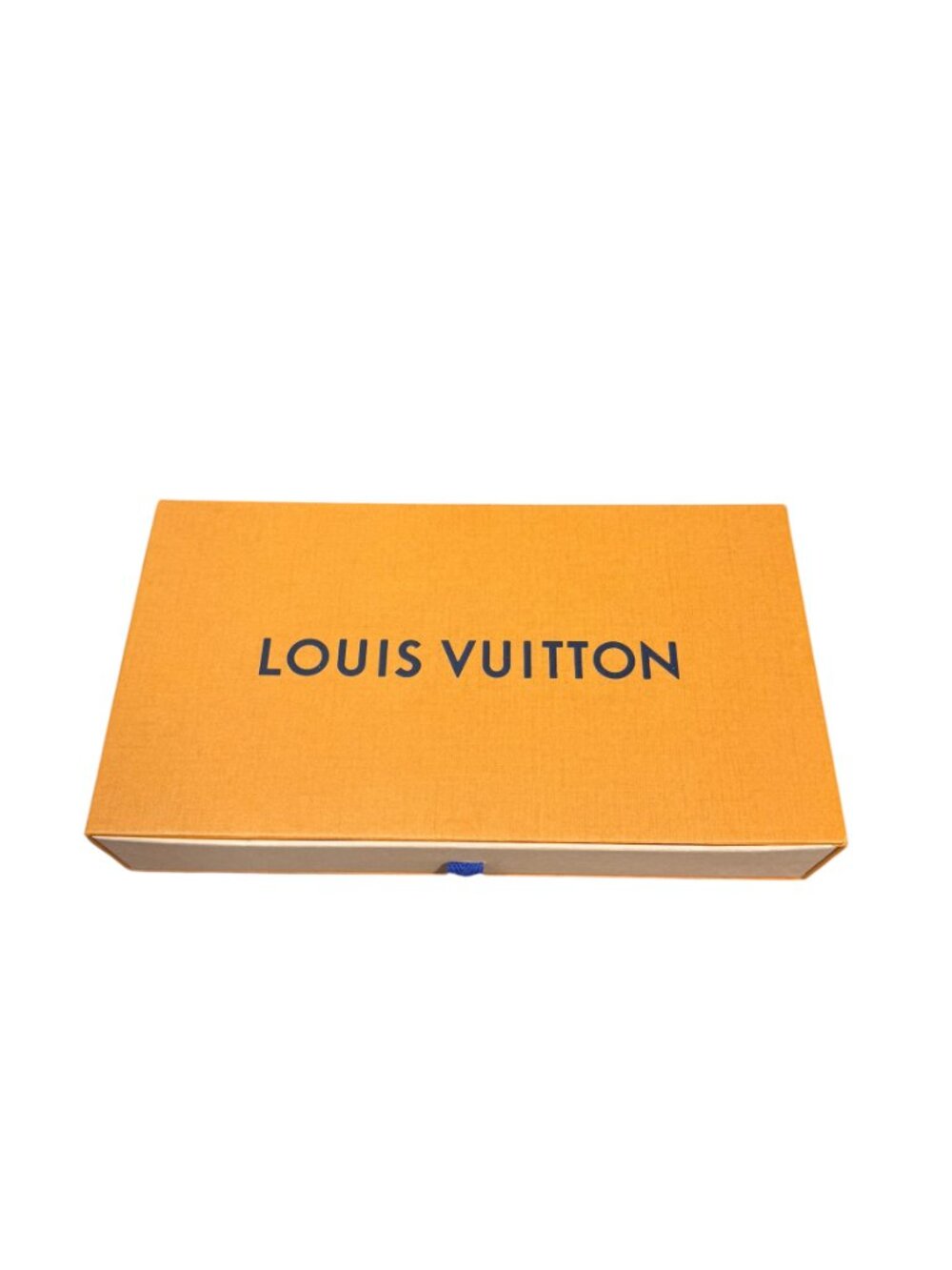 Louis Vutton Slide Wallet Box with Ribbon, Card - 5.5" x 9.75" - EMPTY - Picture 2 of 6
